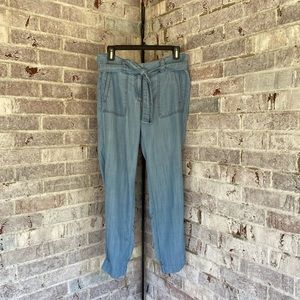 Loft chambray joggers